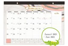 Desk Calendar 2023-2024 - 18 Months, Jan 2023 - Jun 2024, 2-in-1, 17'' x 12'', D picture
