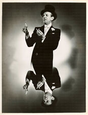 CARDINI DOUBLE IMAGE 8X10 B&W PUBLICITY PHOTO / Archival Magician Photo Reprint picture