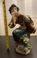 Lladro ANDEAN FLUTE PLAYER by Regino Torrijos #2174. Signed by Rosa Lladró. MINT picture