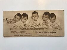 Dionne Quintuplets vintage advertising and calendar covers circa 1935 to 1953 picture