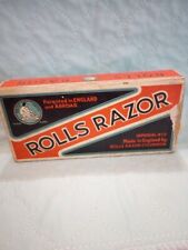 Vintage Rolls Razor Set with Chrome Case & Built-In Strop  Made in England, picture
