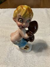 Vintage Kriess&Co. Porcelain Little Champ Boxing Figurine picture