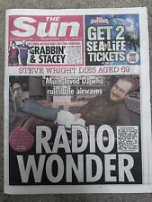 The Sun 14th February 2024 14/2/24 Steve Wright Death picture