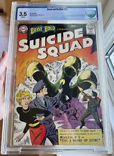 Brave and the Bold #25 CBCS 3.5 DC 1959 *1st Suicide Squad* ❄️ WHITE Pages ❄️ picture