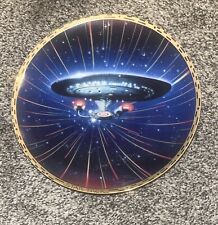 1994 Star Trek Voyagers USS Enterprise NCC-1701-D Hamilton Plate picture