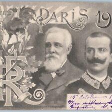 1903 UDB Paris, France Victor Emmanuel III Postcard Franck Lefort Graveur A194 picture
