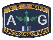 Aviation Aerographer's Mate Rating Patch - AG picture