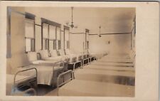 RPPC Military Hospital Ward Room Real Photo Postcard Y17 picture