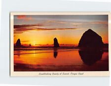 Postcard Breathtaking Beauty at Sunset Oregon Coast picture