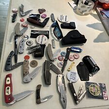 Huge Vintage Estate Junk Drawer Lot  Knives Coins Watches Jewelry Lighters++ picture