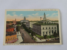 Vintage 1940's Linen Postcard U.S. Mint & Colfax Avenue Denver Colorado picture