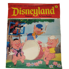 1973 Disneyland Magazine Color Dumbo Peter Pan Jungle Book Aristocat's-  Vintage picture