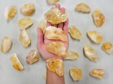 LARGE RAW CITRINE CRYSTAL CHUNKS FROM BRAZIL BIG STONE FOR REIKI & HEALING picture