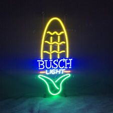 Bvsch Light Corn Beer Neon Sign Bar Shop Decor Real Glass Vintage Style 12