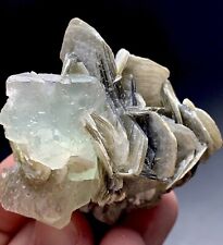 270 Carat Fluorite Crystal With Mica Specimen From Skardu Pakistan picture