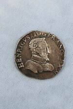 Rare 1560 France King Henri II Silver Teston Coin Lyon Mint picture