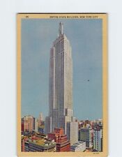 Postcard Empire Statue Building New York City New York USA picture