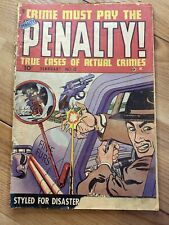 Crime Must Pay The Penalty #12 Comic Book FR 1950 picture