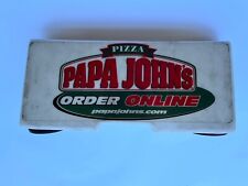 Papa Johns Pizza Delivery Car Topper Magnet Sign Untested - Assured It Works picture