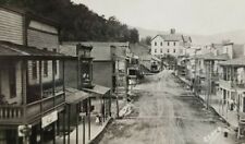 Postcard Real Photo Main Street Cross Fork Pennsylvania 1903 picture