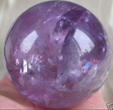 AAA+ Natural Amethyst Quartz Crystal Sphere Ball Healing Stone 38-40mm + Stand picture