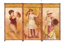 c1890's Victorian Card Donaldson Brothers Home Furnishers & Interior Decorators picture