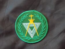 York Rites Allied Masonic Degree Patch Round Iron Sew Freemason Fraternity NEW picture