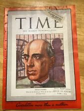 Vintage Time Magazine August 24, 1942  India's Nehru cover  picture