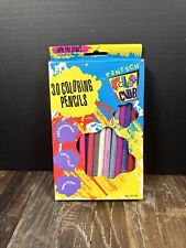 Vintage 1993 Pentech Color Club 30 Assorted Coloring Pencils Preowned picture