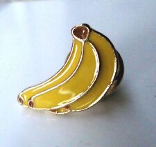 Fruity Bunch of Bananas Enamel Lapel Pin Badge Banana Fruit 1 of your 5 a Day picture