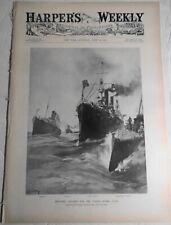 Harper's Weekly, April 16 1898 -  Navy cruisers & yachts; Spain's Naval strength picture