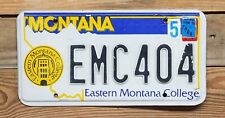 Montana expired 2004 Eastern Montana College License Plate - EMC404 ~ Embossed picture