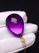 25*18mm Natural Purple Amethyst Crystal carving Pendant AAAA picture