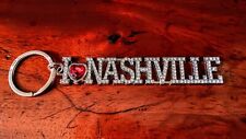I Heart ❤️ Nashville Rhinestone Keychain picture