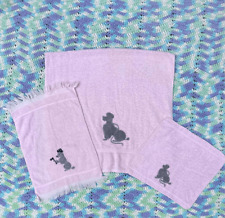 Vintage Poodle Towel Set picture