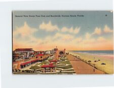Postcard General View Ocean Park and Boardwalk Daytona Beach Florida USA picture