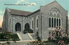 Souderton Pennsylvania~Zwingli Reformed Church~Terraced Steps~c1910 picture