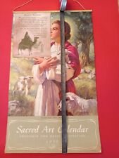 VTG 1959 Sacred Art Calendar Religious Paper Memorabilia picture