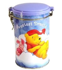 Winnie The Pooh and Piglet Tin Canister Sweetest Dreams Metal picture