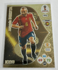 Card Card Card #442 ICON Andrés INIESTA Spain PANINI Adrenalyn WC 2018 picture