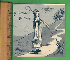 c. 1890 VICTORIAN TRADE CARD  ALDEN FRUIT VINEGAR - KATE GREENAWAY 