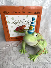 Fanciful Frogs By Westland Frog Figurine Hoppy 50th Birthday HOPPY 50TH MIB picture