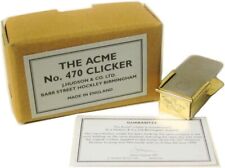 UK Made US WW2 No. 470 ACME Clicker. The original paratrooper cricket. Brass picture
