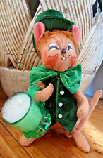 Analee 2004 St. Patrick's Day Irish Boy Mouse Holding A Beer Mug #171104 picture