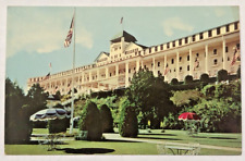 Grand Hotel And Formal Garden Mackinac Island Michigan MI Exterior View Postcard picture