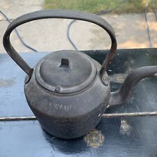 Antique Swain cast iron 4 pints stove kettle no 1. British Early 1900 picture