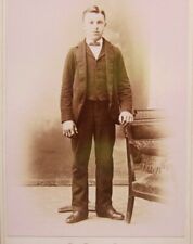 Victorian Antique Cabinet Card Photo of a Teenage Boy  picture