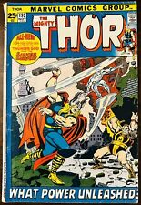 Mighty Thor #193 Marvel Comics Thunder God, Silver Surfer VG- 1971 picture