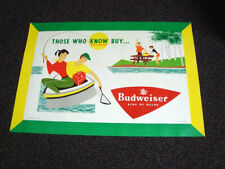Circa 1950s Budweiser Fishing/Camping/Outdoors Advertising Sheet, St. Louis, MO picture