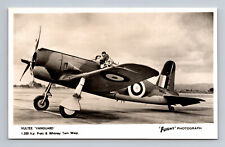 RPPC RAF Vultee Vanguard P-66 Model 48? Fighter FLIGHT Photograph Postcard picture